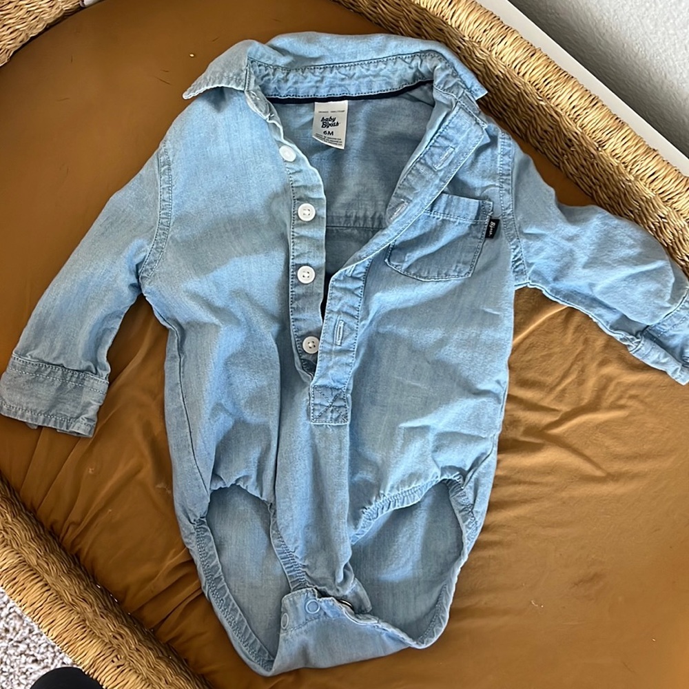 Denim onsie